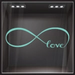Αυτοκόλλητο βιτρίνας INFINITE LOVE