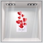 Αυτοκόλλητο Βιτρίνας LOVE ENVELOPE