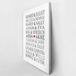 Πινακας σε καμβά LOVE COUPLES