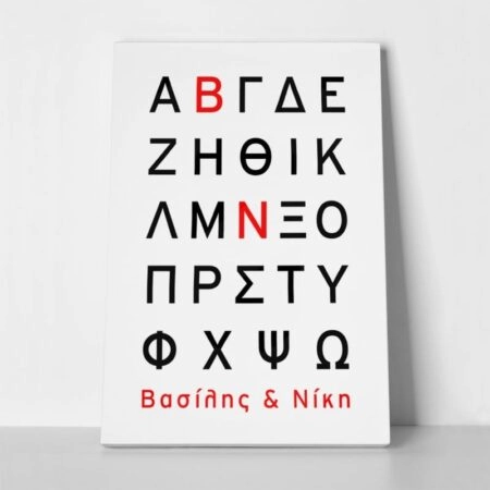 Πινακας σε καμβά LOVE LETTERS - Αγαπη - Ερωτας Sticky 1