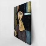 Πινακας σε καμβά MODIGLIANI - JEANNE HEBUTERNE WITH HAT AND NECKLACE