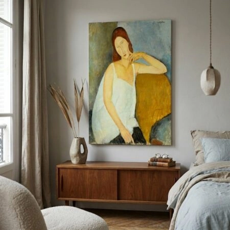 Πινακας σε καμβά MODIGLIANI - JEANNE HEBUTERNE - Modigliani Amedeo Sticky 2