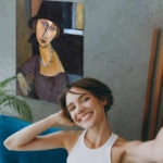 Πινακας σε καμβά MODIGLIANI - JEANNE HEBUTERNE WITH HAT AND NECKLACE