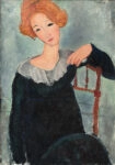 Πινακας σε καμβά MODIGLIANI - WOMAN WITH RED HAIR
