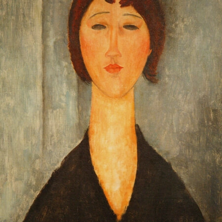 Πινακας σε καμβά MODIGLIANI - YOUNG WOMAN - Modigliani Amedeo Sticky 5
