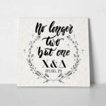 Τετράγωνος Πίνακας NOT TWO BUT ONE