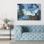 Πινακας σε καμβά PICASSO - A BLUE ROOM