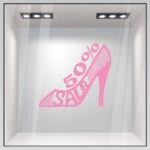 Αυτοκολλητο εκπτωσεων SALE SHOE