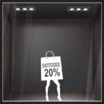Αυτοκoλλητο Εκπτωσεων SALES WOMAN