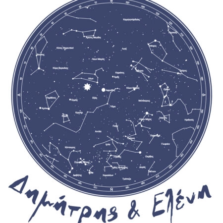 Πίνακας σε καμβά STARS LOVE white - Αγαπη - Ερωτας Sticky 1