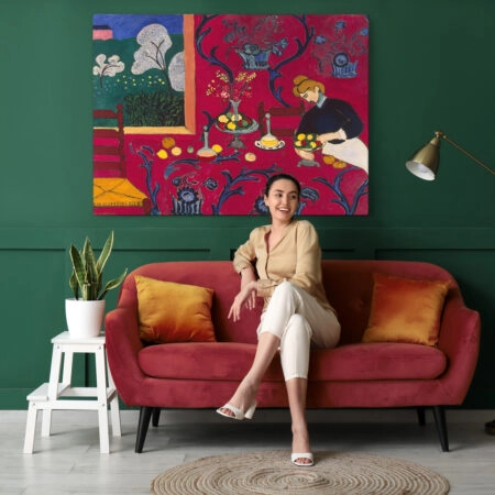 Πινακας σε καμβά MATISSE - RED ROOM - Henri Matisse