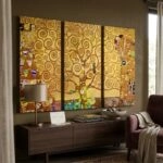 Τρίπτυχος Πινακας KLIMT TREE OF LIFE