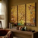 Τρίπτυχος Πινακας KLIMT TREE OF LIFE
