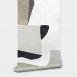 Αυτοκόλλητη Ταπετσαρία τοίχου ABSTRACT ART OF GEOMETRIC SHAPES