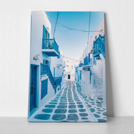 Πινακας σε καμβά ALLEY IN MYKONOS 2 - Νησια