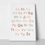 Πινακας σε καμβά ALPHABET UPPER LOWER