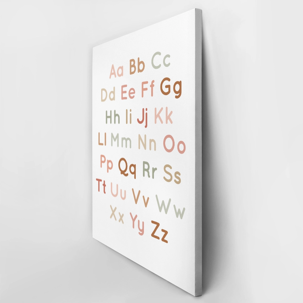 Πινακας σε καμβά ALPHABET UPPER LOWER