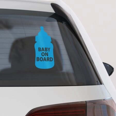 Αυτοκολλητο Αυτοκινητου BABY ON BOARD BOTTLE - Αυτοκόλλητα Baby on board Sticky 2