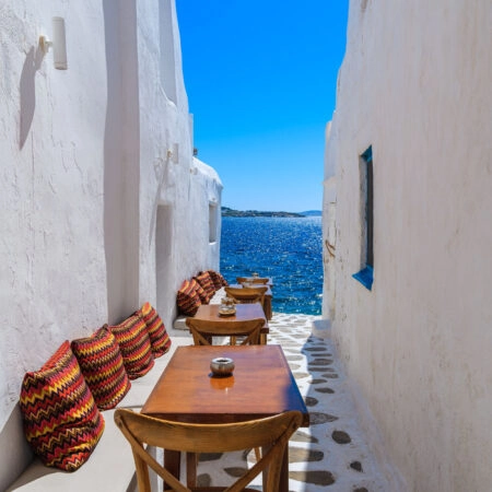 Πινακας σε καμβά BAR IN MYKONOS - Νησια Sticky 4