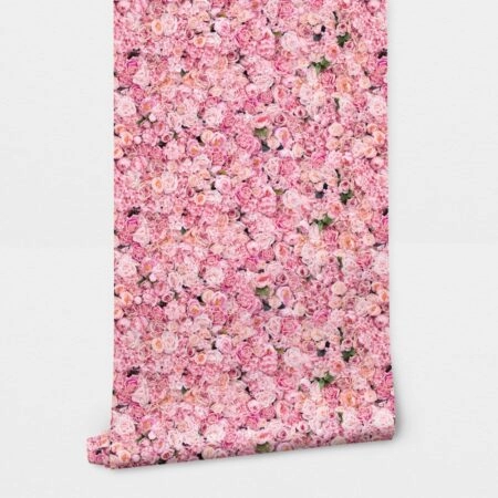 Αυτοκόλλητη Ταπετσαρία τοίχου BEAUTIFUL PINK FLOWERS - Floral - Λουλουδια Sticky 2