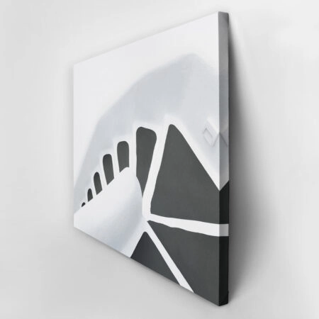 OUTLET Πίνακας σε καμβά BLACK AND WHITE STEPS 100cm x 65cm - OUTLET Sticky 3