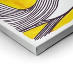 Πινακας σε καμβά BLACK AND YELLOW WOMAN