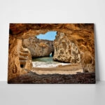 Πινακας σε καμβά CAVE IN MILOS