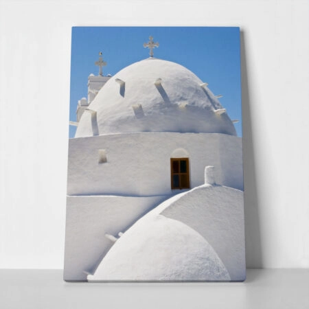 Πινακας σε καμβά CHURCH IN IOS - Νησια