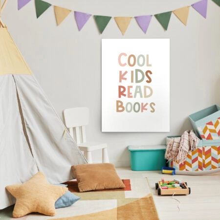 Πινακας σε καμβά COOL KIDS READ - Παιδικοι και set