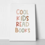 Πινακας σε καμβά COOL KIDS READ