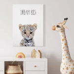 Πινακας σε καμβά CUTE LEOPARD