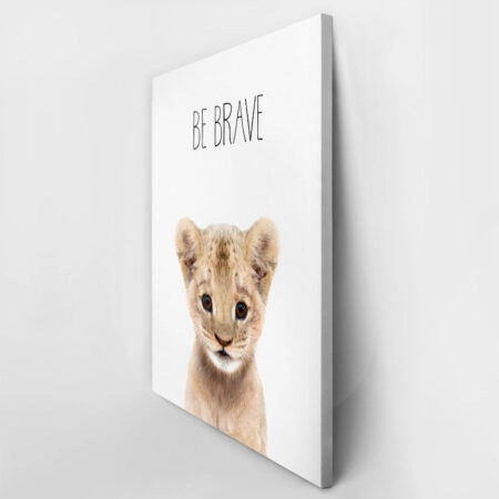 Πινακας σε καμβά CUTE LION - Παιδικοι και set Sticky 3
