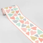 Μπορντούρα τοίχου CUTE PASTEL HEARTS
