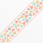 Μπορντούρα τοίχου CUTE PASTEL HEARTS