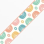 Μπορντούρα τοίχου CUTE PASTEL RAINBOWS