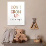 Πινακας σε καμβά DONT GROW UP