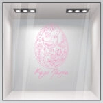 Αυτοκόλλητο Βιτρίνας EASTER 2