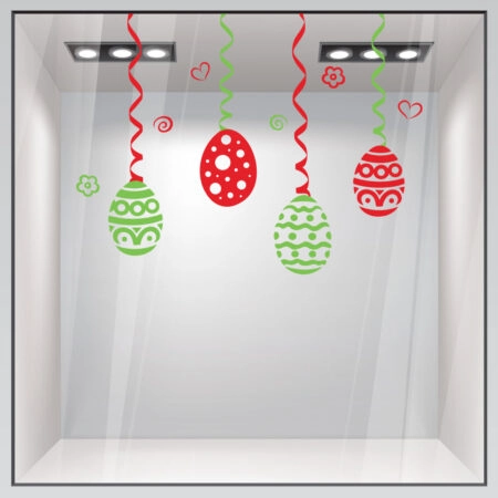 Αυτοκόλλητο Βιτρίνας EASTER 5 - Πασχαλινή βιτρίνα Sticky 1