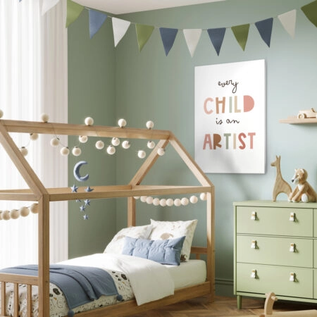 Πινακας σε καμβά EVERY CHILD - Παιδικοι και set