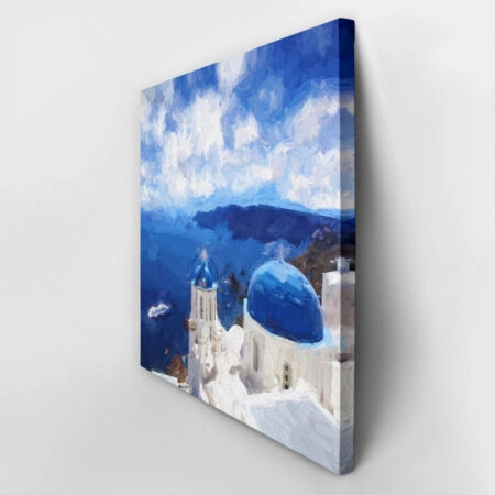 Πίνακας Τετράγωνος FIRA TOWN SANTORINI - Νησια Sticky 2