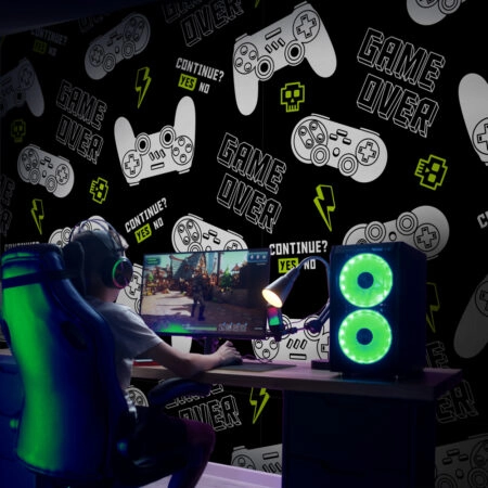 Αυτοκόλλητη Ταπετσαρία τοίχου GAME OVER 2 - Παιδικές Ταπετσαρίες
