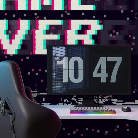 Αυτοκόλλητη Ταπετσαρία τοίχου GAME OVER - Παιδικές Ταπετσαρίες Sticky 1