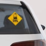 Αυτοκολλητο Αυτοκινητου GIRL ON BOARD