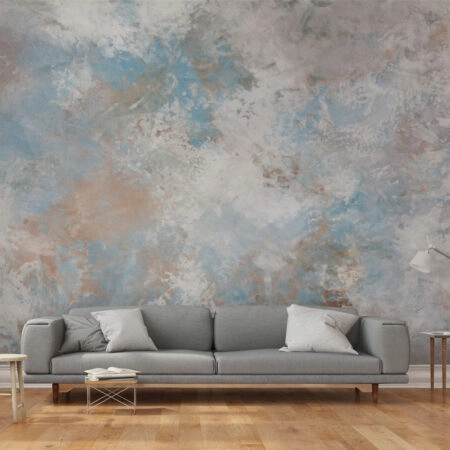 Αυτοκόλλητη Ταπετσαρία τοίχου GREY AND BLUE STONE TEXTURE - Απομίμηση υλικών