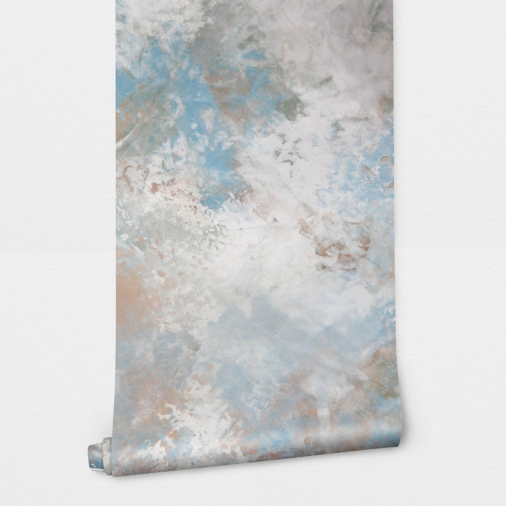 Αυτοκόλλητη Ταπετσαρία τοίχου GREY AND BLUE STONE TEXTURE