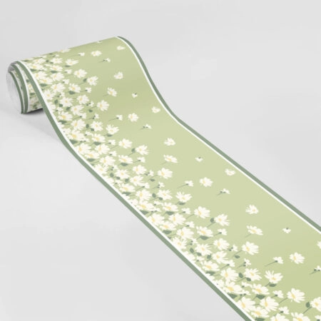 Μπορντούρα τοίχου HAND DRAWN CHAMOMILE 2 - Floral Μπορντουρες