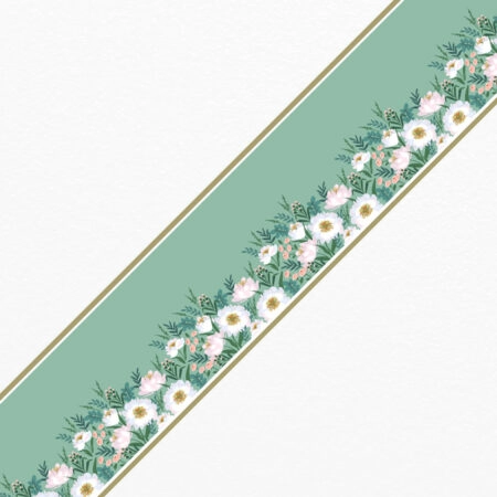 Μπορντούρα τοίχου HAND DRAWN FLORAL - Floral Μπορντουρες Sticky 1