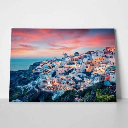 Πινακας σε καμβά IMPRESSIVE SANTORINI - Πινακες σε καμβα