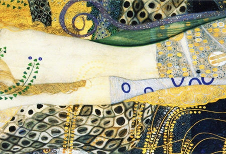 Πίνακας Πανοραμικός Σε Καμβά KLIMT – WATER SERPENTS I - Gustav Klimt Sticky 6