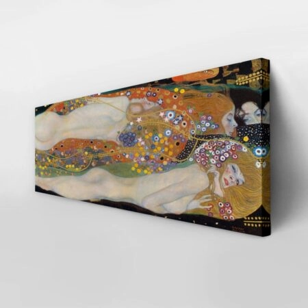 Πίνακας σε καμβά KLIMT-WATER SERPENTS II - Gustav Klimt Sticky 3